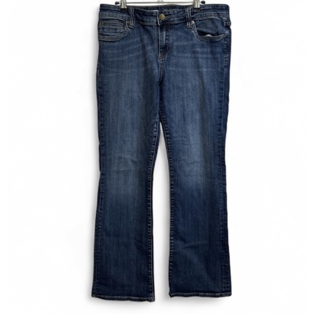 Kut From The Kloth Women's Natalie High Rise Boot Cut Blue Jeans Sz 14